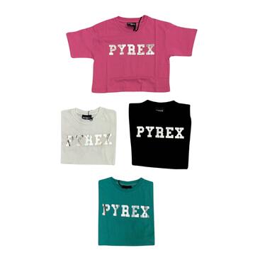 T-SHIRT CROP IN JERSEY DA RAGAZZA PYREX 45363 - CIAM Centro Ingrosso Abbigliamento