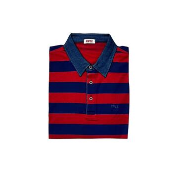 POLO UOMO MANICA CORTA A RIGHE RIFLE RFP569