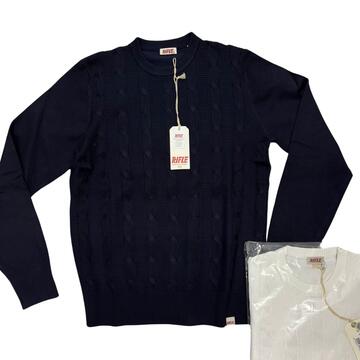 MEN'S RIFLE BRAIDED SWEATER RFTR447 - CIAM Centro Ingrosso Abbigliamento