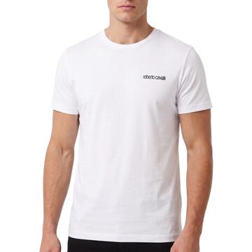 T-shirt uomo girocollo in cotone elasticizzato Roberto Cavalli WSO00E CE010