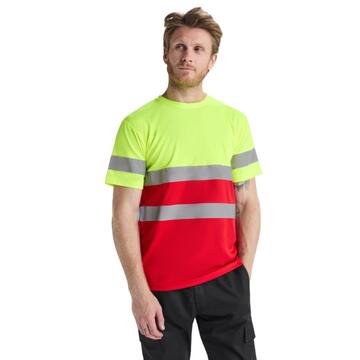 T-shirt maniche corte alta visibilit&agrave; DELTA HV9310 Roly - CIAM Centro Ingrosso Abbigliamento