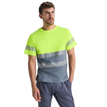 T-shirt maniche corte alta visibilit&agrave; TAURI HV9317 Roly - CIAM Centro Ingrosso Abbigliamento