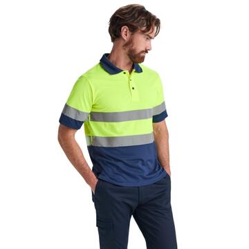 Polo a maniche corte ad alta visibilit&agrave; Roly POLARIS 9302 - CIAM Centro Ingrosso Abbigliamento