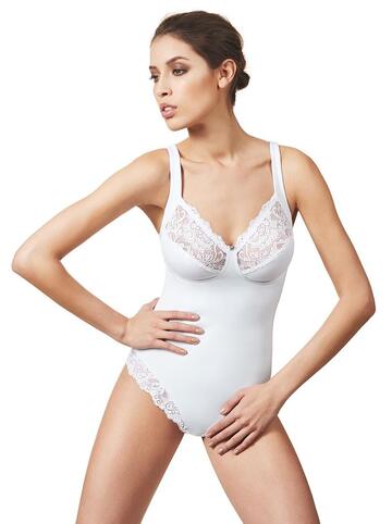 Body modellante in microfibra e pizzo Papillon S/188 Coppa C - CIAM Centro Ingrosso Abbigliamento