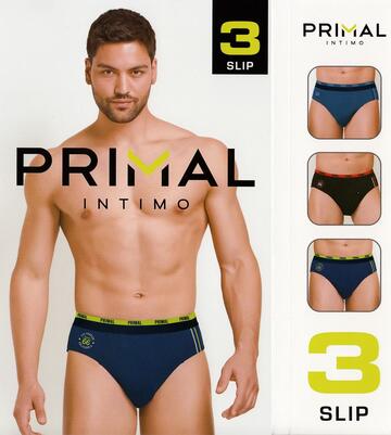 Slip uomo in cotone elasticizzato Primal S355 TRI-PACK - CIAM Centro Ingrosso Abbigliamento