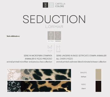 Coordinato con balconcino imbottito mousse e brasiliana Lormar Seduction SED54788 - CIAM Centro Ingrosso Abbigliamento