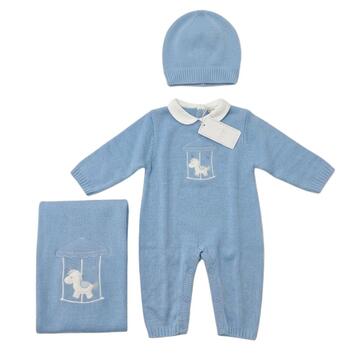 Set nascita da neonato in maglia Pastello SNP03&nbsp;