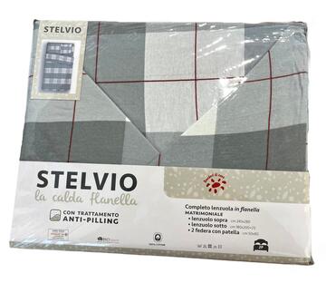 STELVIO DOUBLE FLANNEL BED SET DESIDERI DI CASA - CIAM Centro Ingrosso Abbigliamento