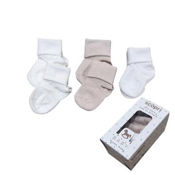 Calzino primi mesi in filo di scozia Scopri Baby Coccola