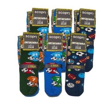 Calzino antiscivolo bambini Scopri Willy