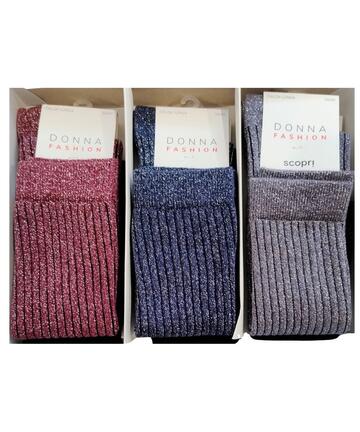 Women's long socks in warm cotton and lurex Discover Prisco Shakira - CIAM Centro Ingrosso Abbigliamento