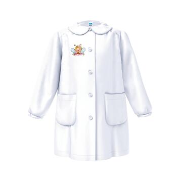 GREMBIULE ASILO BAMBINA SIGGI 33GR4174 RICAMO APE - CIAM Centro Ingrosso Abbigliamento