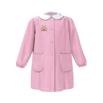 GREMBIULE ASILO BAMBINA SIGGI 33GR4174 RICAMO APE - CIAM Centro Ingrosso Abbigliamento