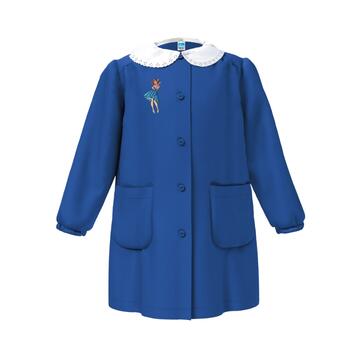 GREMBIULE SCUOLA BAMBINA SIGGI 33GR4216 RICAMO RAGAZZA - CIAM Centro Ingrosso Abbigliamento