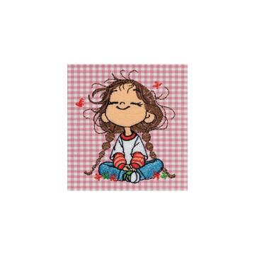 GREMBIULE ASILO BAMBINA SIGGI 33GR4333 RICAMO BIMBA