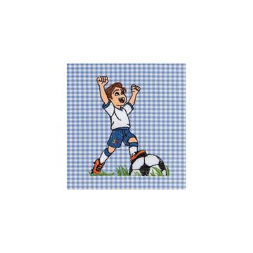 GREMBIULE ASILO BAMBINO SIGGI 47GR4363 RICAMO CALCIATORE