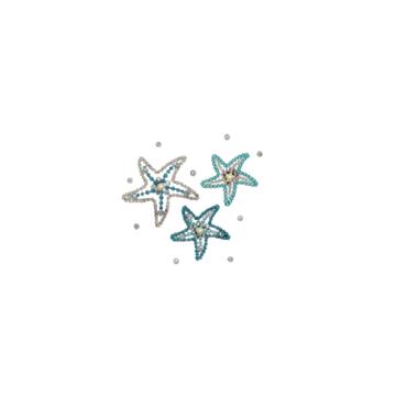 GREMBIULE SCUOLA BAMBINA SIGGI 47GR4383 RICAMO STELLE MARINE