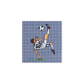 GREMBIULE SCUOLA BAMBINO SIGGI 33GR4403 RICAMO CALCIATORE