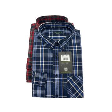 CAMICIA COTONE MANICHE LUNGHE QUADRETTI STORMY LIFE C0061&nbsp;