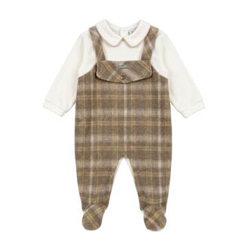 TUTINA NEONATO IN CINIGLIA SALOPETTE PASTELLO TC030AH