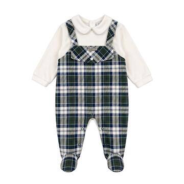 TUTINA NEONATO IN CINIGLIA SALOPETTE PASTELLO TC030AH