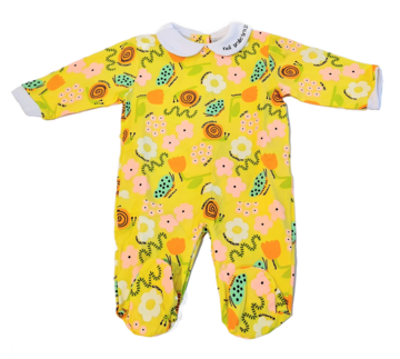 COTTON JERSEY ROMPER FOR BABY GIRLS 0-9 Months TJ2AC2 Pastel - CIAM Centro Ingrosso Abbigliamento