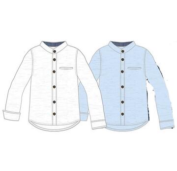 Льняная рубашка для мальчиков TWO4ONE TX433 - CIAM Centro Ingrosso Abbigliamento