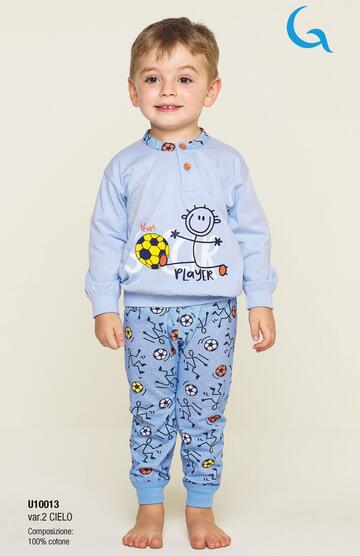 Gary U10013 baby cotton jersey long-sleeved pajamas - CIAM Centro Ingrosso Abbigliamento
