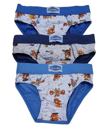Slip bambino in cotone elasticizzato Gasolino U3853 (1 CAPO)