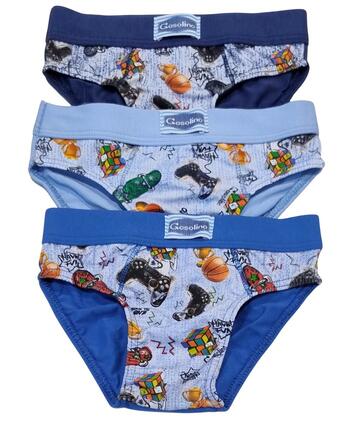 Slip bambino in cotone elasticizzato Gasolino U3853 (1 CAPO)