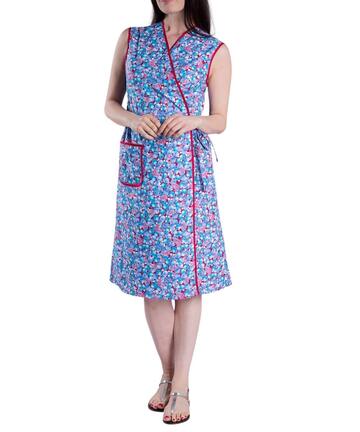 VESTAGLIA INCROCIATA DONNA&nbsp; IN COTONE FLORA V08 - CIAM Centro Ingrosso Abbigliamento