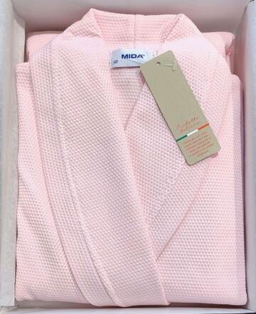 Vestaglia donna incrociata in jersey di cotone Mida V955