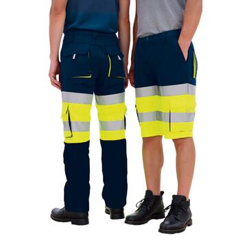 Pantalone smontabile alta visibilit&agrave; Prodar Valento - CIAM Centro Ingrosso Abbigliamento