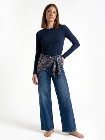 JEANS CON FOULARD IN VITA FIORENZA AMADORI WH3626&nbsp;