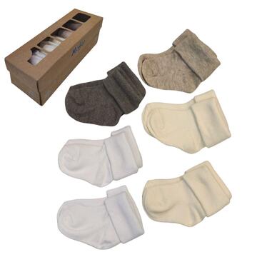 Confezione regalo 6 calzini neonato Mafer WPG2265