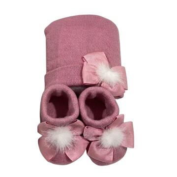 SET CUFFIA+SCARPINE NEONATA MAFER WSE9353