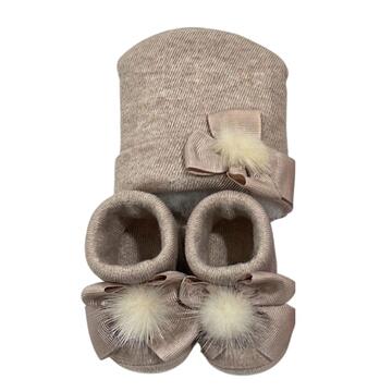 SET CUFFIA+SCARPINE NEONATA MAFER WSE9353