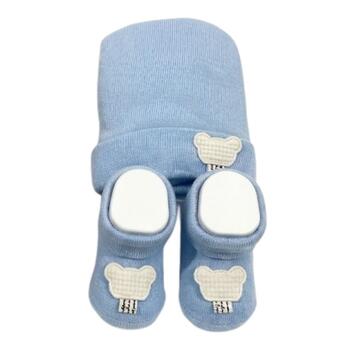 SET CUFFIA+SCARPINE NEONATO MAFER WSE9354&nbsp;