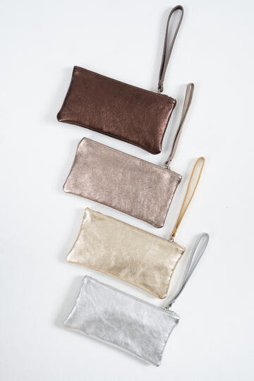 POCHETTE RETTANGOLARE VERA PELLE FIORENZA AMADORI   - Fiorenza Amadori
