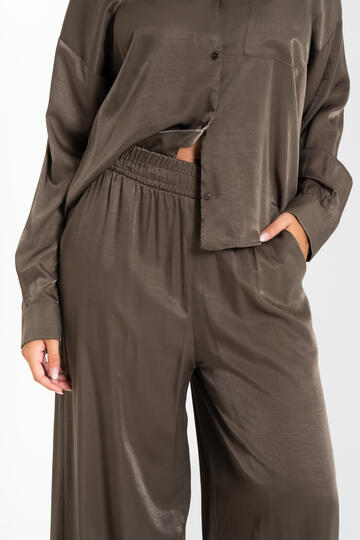 FIORENZA AMADORI MX983 WOMEN'S FLUID PALAZZO TROUSERS - CIAM Centro Ingrosso Abbigliamento