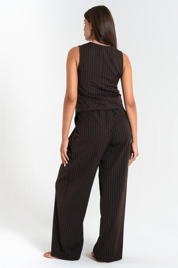 FIORENZA AMADORI LANGE NADELSTREIFENHOSE FÜR DAMEN L9324 - CIAM Centro Ingrosso Abbigliamento
