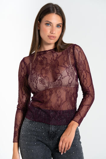 FIORENZA AMADORI WOMEN'S LONG-SLEEVE LACE SWEATER MM188.80 - CIAM Centro Ingrosso Abbigliamento