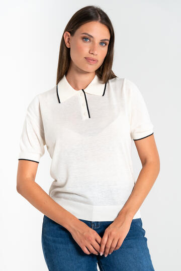 POLO DONNA MEZZA MANICA LANA VISCOSA FIORENZA AMADORI 6255 - CIAM Centro Ingrosso Abbigliamento