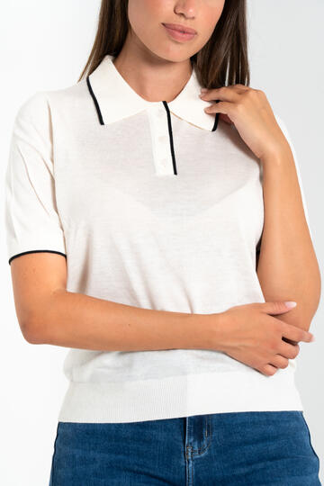 POLO DONNA MEZZA MANICA LANA VISCOSA FIORENZA AMADORI 6255 - CIAM Centro Ingrosso Abbigliamento