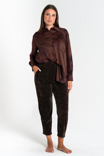 FIORENZA AMADORI WOMEN'S VELVET TROUSERS MP258.774 - CIAM Centro Ingrosso Abbigliamento