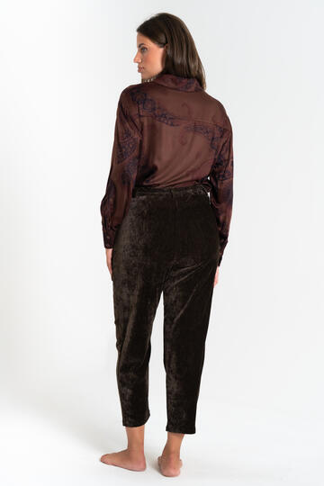 FIORENZA AMADORI WOMEN'S VELVET TROUSERS MP258.774 - CIAM Centro Ingrosso Abbigliamento