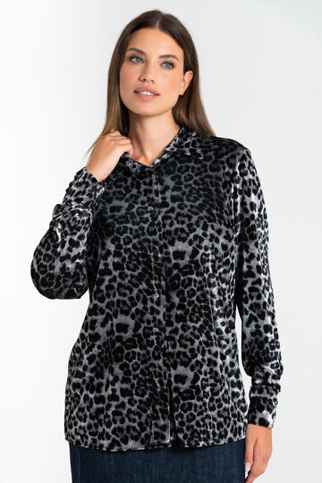 FIORENZA AMADORI LC10499 WOMEN'S LONG-SLEEVE CHENILLE SHIRT - CIAM Centro Ingrosso Abbigliamento