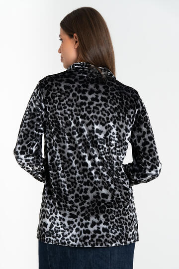 FIORENZA AMADORI LC10499 WOMEN'S LONG-SLEEVE CHENILLE SHIRT - CIAM Centro Ingrosso Abbigliamento