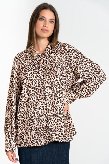 FIORENZA AMADORI LC10508 GEFLECKTES DAMENHEMD - CIAM Centro Ingrosso Abbigliamento