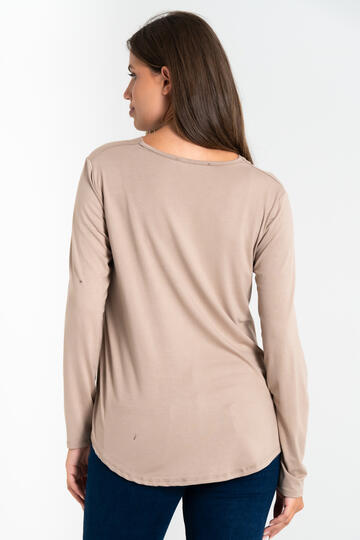 FIORENZA AMADORI 5371 VISCOSE V-NECK LONG-SLEEVED SWEATER - CIAM Centro Ingrosso Abbigliamento